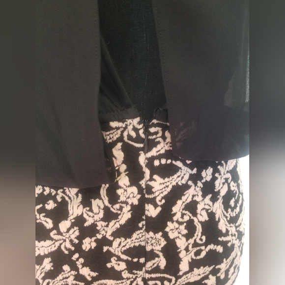 Foreign exchange black chaffon and embroidered dress - Picture 12 of 12